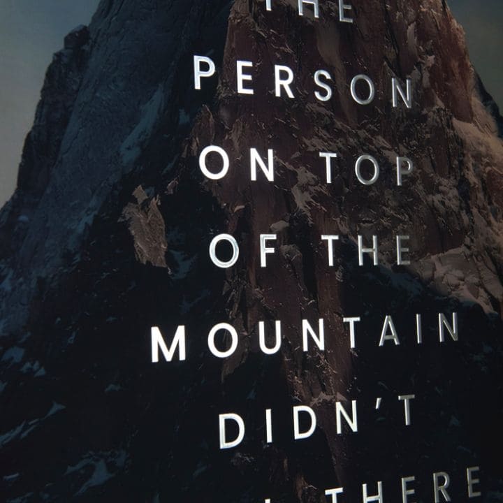 Zidni plakat s EXTRA efektom - Peak Motivation | različite dimenzije