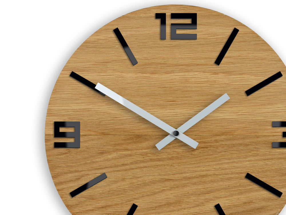 Drveni zidni sat ARABIC crni