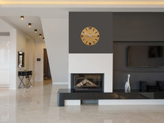 Drveni zidni sat ARABIC crni