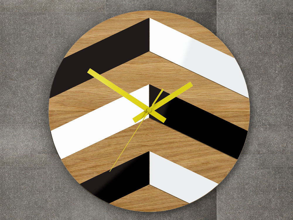 Drveni zidni sat Cikcak