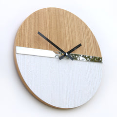 Moderan zidni sat sa ogledalom