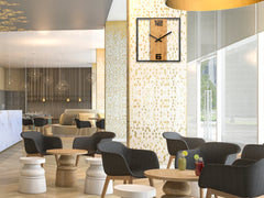 Moderni zidni satovi RETRO drvo-metal