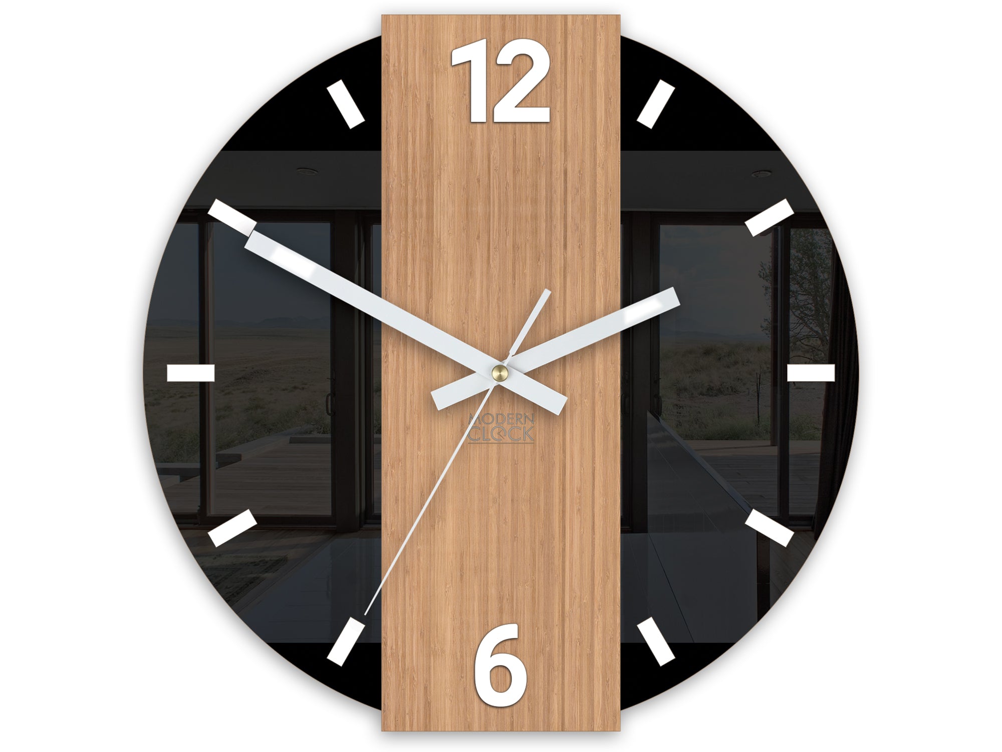 Moderni zidni sat PRIMO Okrugli