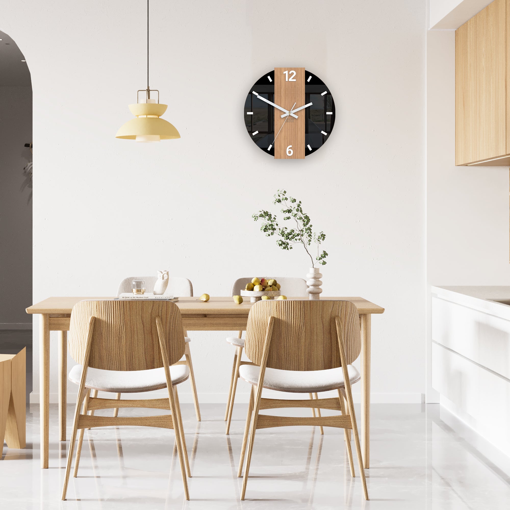 Moderni zidni sat PRIMO Okrugli