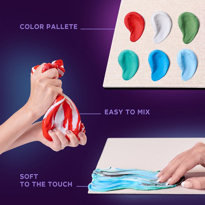 OKTO Kreativni 3D set Ribe 30 x 40 cm