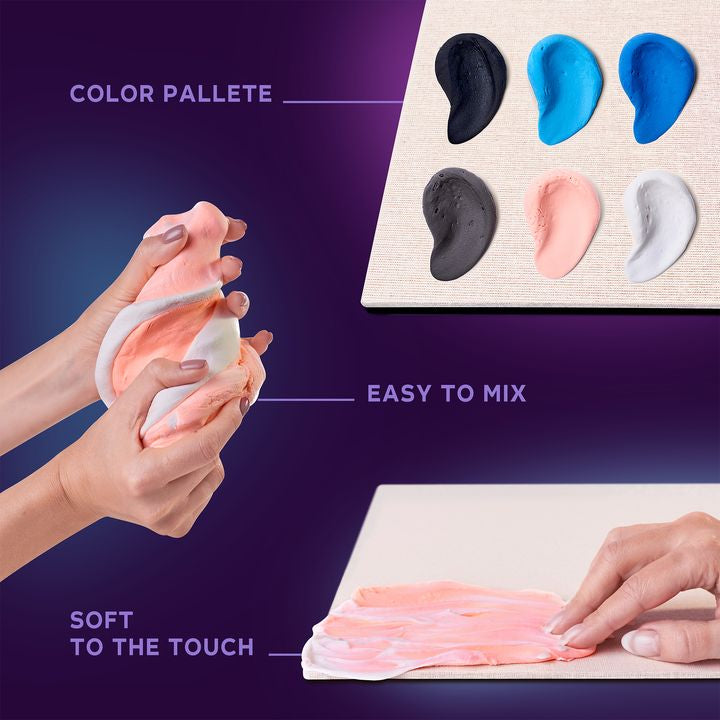 OKTO Kreativni 3D set Valovi u Kanawagi 30 x 40 cm