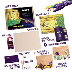 OKTO Kreativni 3D set Poljubac 30 x 40 cm