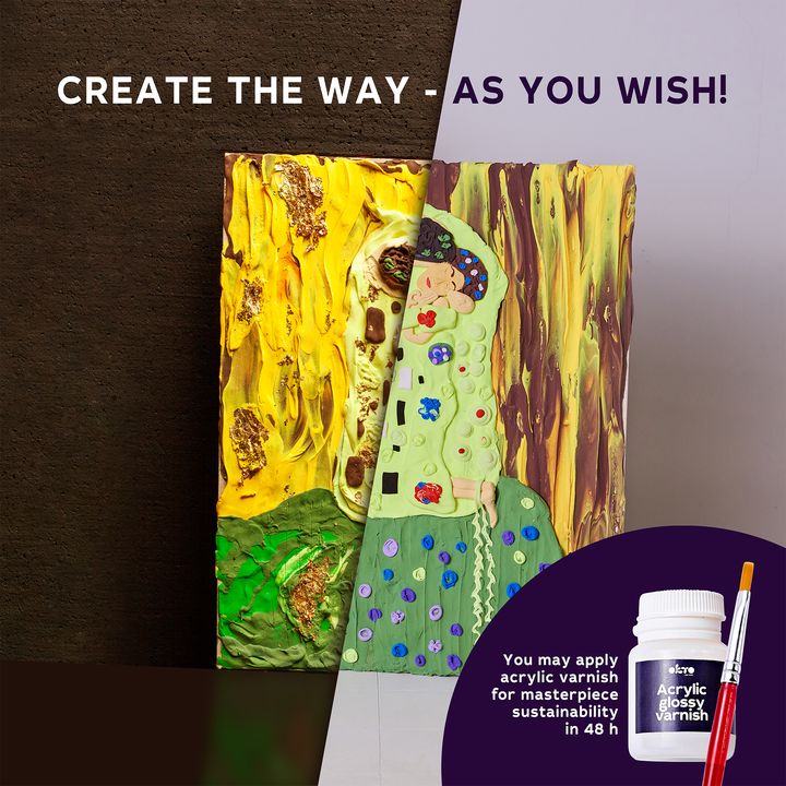 OKTO Kreativni 3D set Poljubac 30 x 40 cm