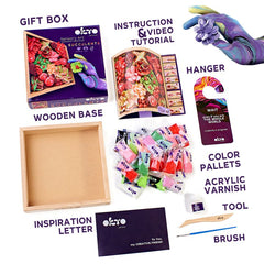 OKTO Set za modeliranje sukulenata 21 x 21 cm DESIRE