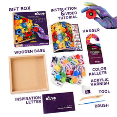 OKTO set za modeliranje u drvenom okviru 21 x 21 cm SLOBODA