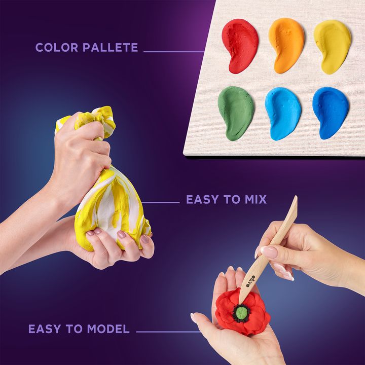 OKTO set za modeliranje u drvenom okviru 21 x 21 cm SLOBODA