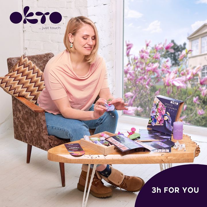 OKTO set za modeliranje u drvenom okviru 21 x 21 cm INSPIRACIJA