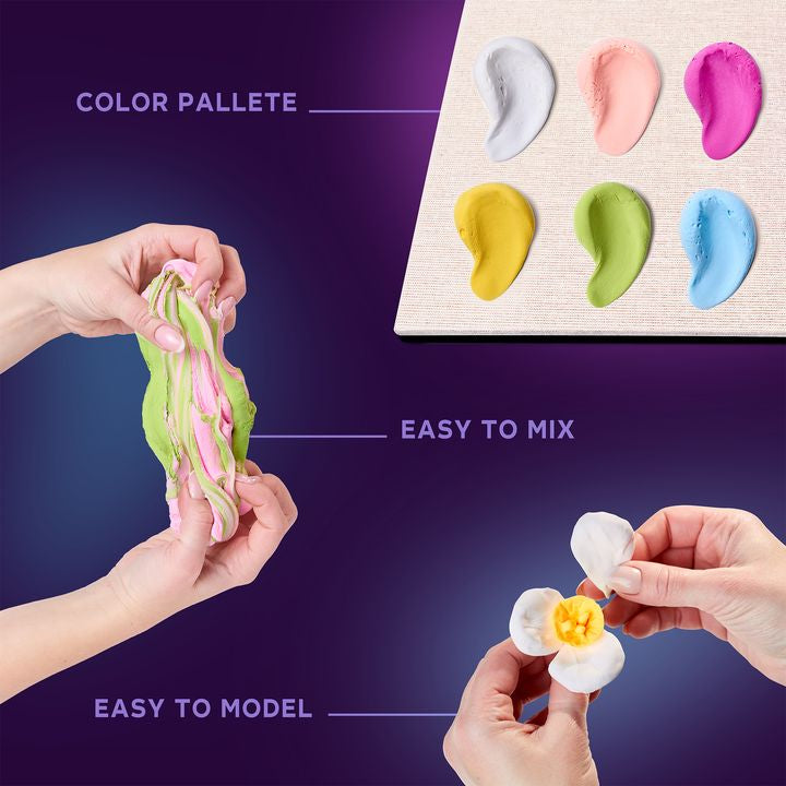 OKTO set za modeliranje u drvenom okviru 21 x 21 cm ROMANTICA