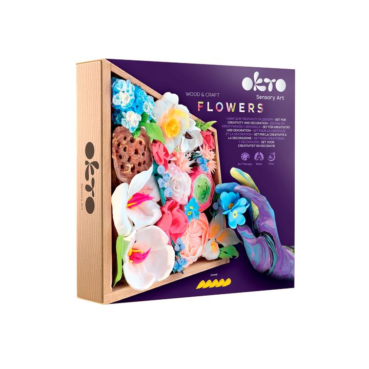 OKTO set za modeliranje u drvenom okviru ROMANTICA - slika 2