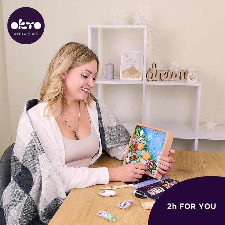 OKTO set za modeliranje u drvenom okviru