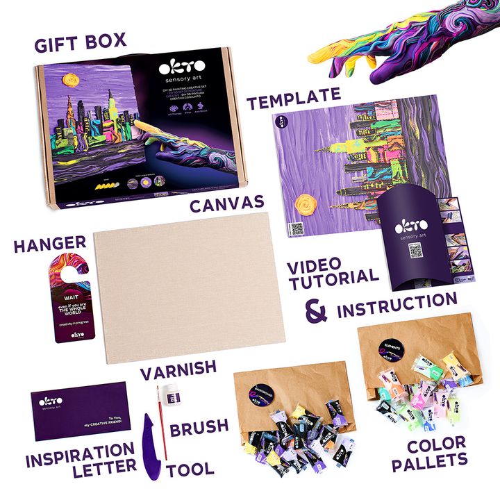 OKTO Kreativni 3D set &quot;Skyline New York&quot; 30 x 40 cm