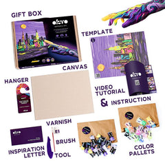 OKTO Kreativni 3D set &quot;Skyline New York&quot; 30 x 40 cm