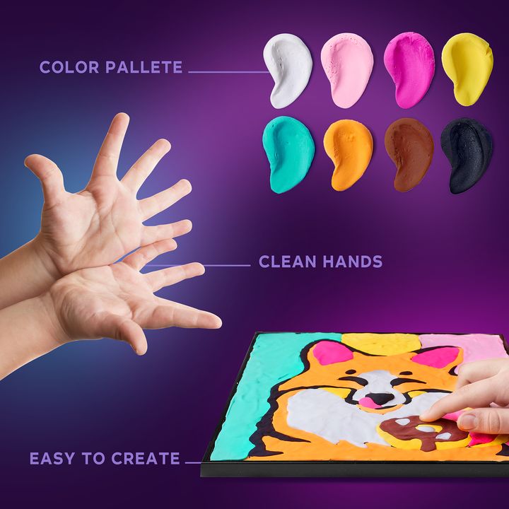 OKTO boja sa samostvrdnjavajućom masom 30 x 30 cm Fox