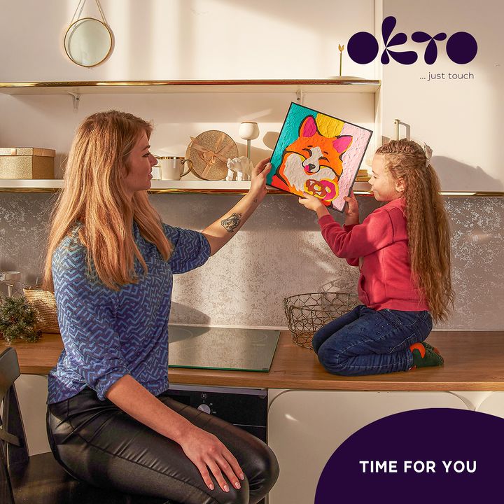 OKTO boja sa samostvrdnjavajućom masom 30 x 30 cm Fox