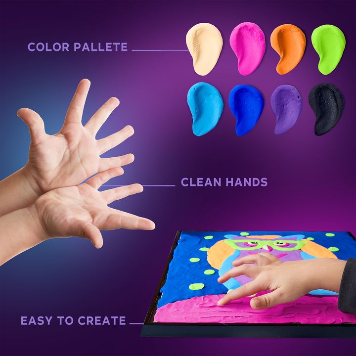 OKTO slika sa samostvrdnjavajućom masom 30 x 30 cm Sova