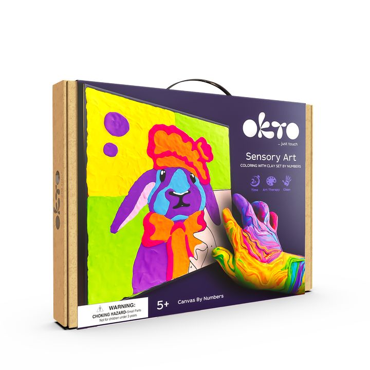 OKTO slika sa samostvrdnjavajućom masom 30 x 30 cm Hare