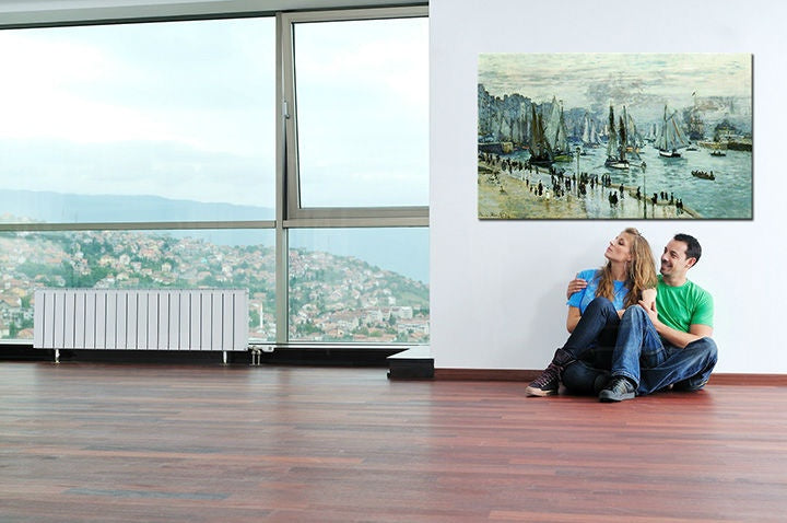 Slika na platnu RIBARSKI BRODOVI NAPUSTILI SU LE HAVRE - Claude Monet REP0 - slika 2