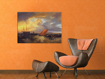 Slika na platnu PROZIRNI POGLED NA NORE - William Turner REP124