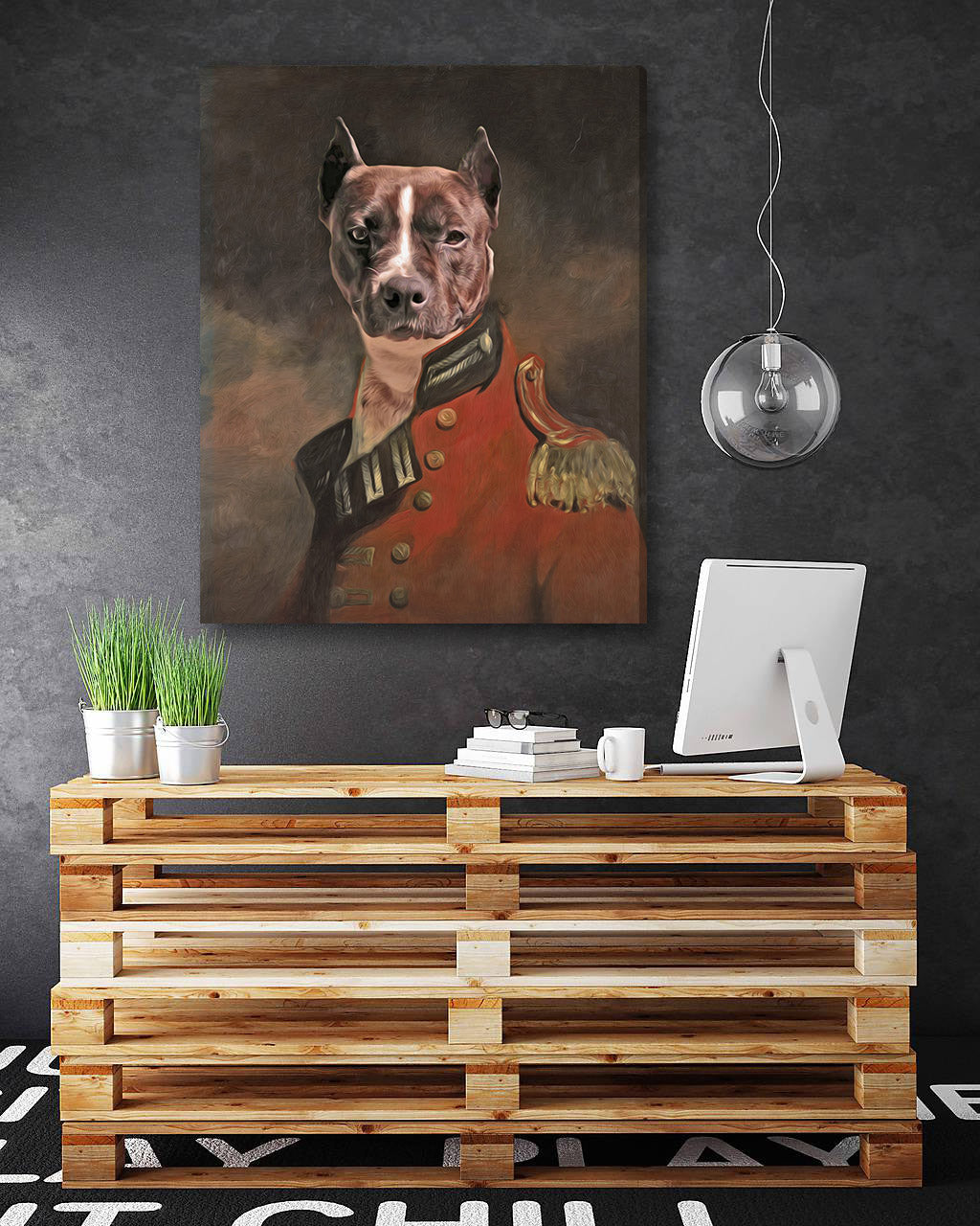 Slika s fotografije na platnu General_4 - 75x90 cm