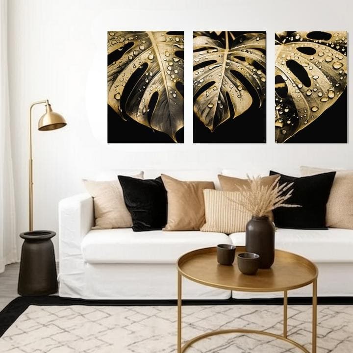 Zlatni dodir na platnu Jutarnji zagrljaj | različite dimenzije