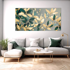 Zlatni dodir na platnu Priroda u nijansama luksuza | različite dimenzije