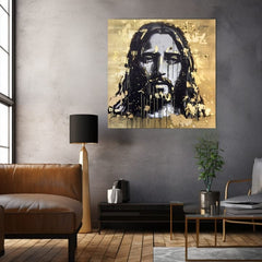 Zlatni dodir na platnu Nebeski pogled | različite dimenzije