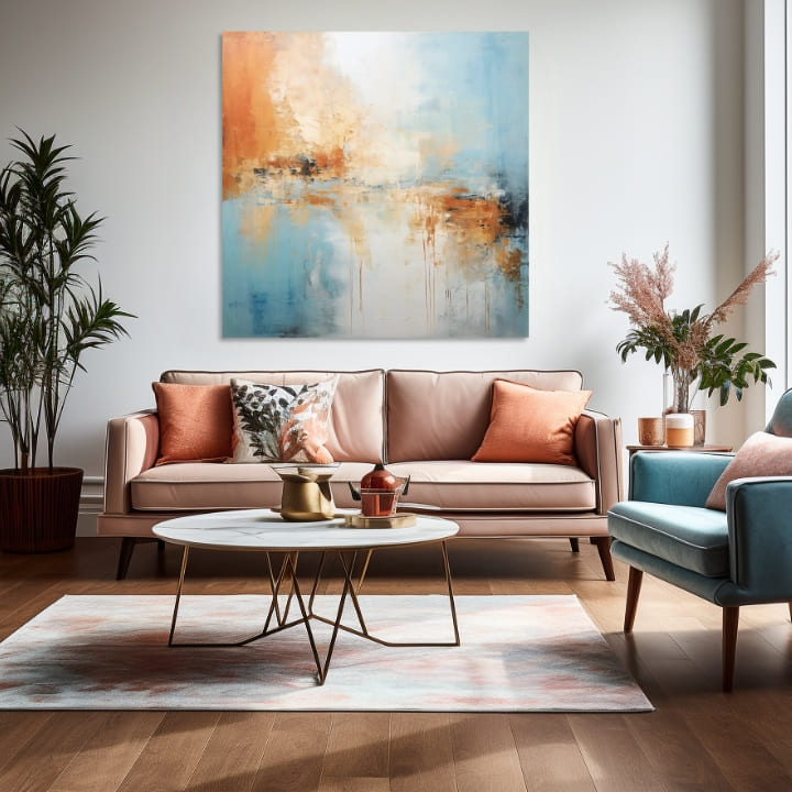 Peach Fuzz slike Jutarnje buđenje 100x100 cm