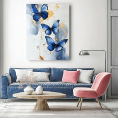 Slika leptira - mramorna elegancija