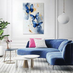 Slika leptira - mramorna elegancija