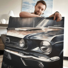 Dizajn dekoracije na platnu Galopirajući američki san | različite dimenzije