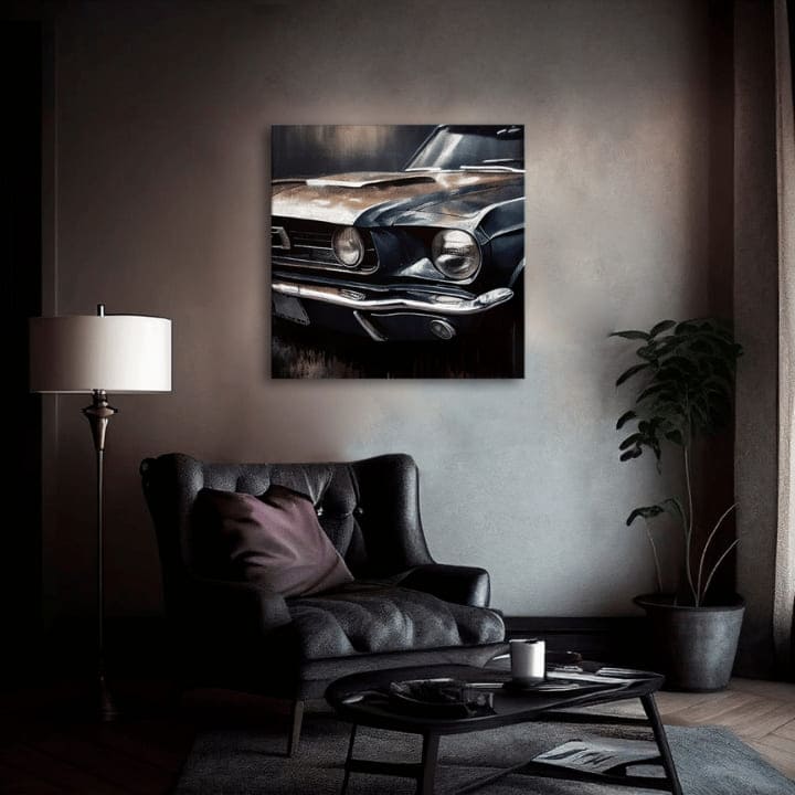 Dizajn dekoracije na platnu Galopirajući američki san | različite dimenzije