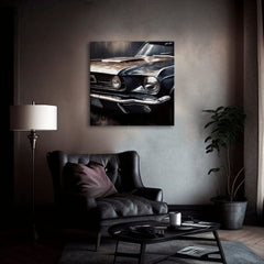 Dizajn dekoracije na platnu Galopirajući američki san | različite dimenzije