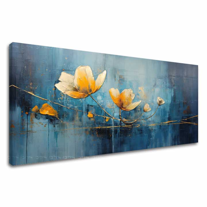 Bezvremenska elegancija na platnu Zlatni dodir radosti | različite dimenzije