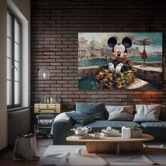 Slika na platnu - Rich Mickey Mouse | različite dimenzije