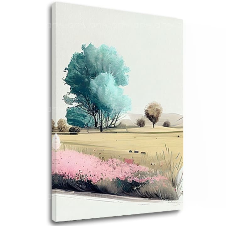Pejzaž na platnu Pastelno stvaralaštvo u prirodi | različite dimenzije