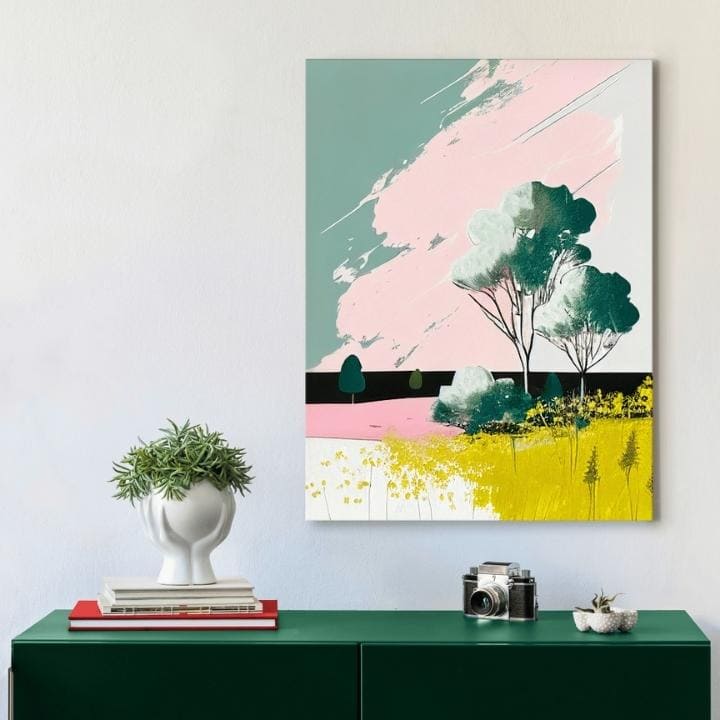 Pejzaž na platnu Romantična šetnja | različite dimenzije