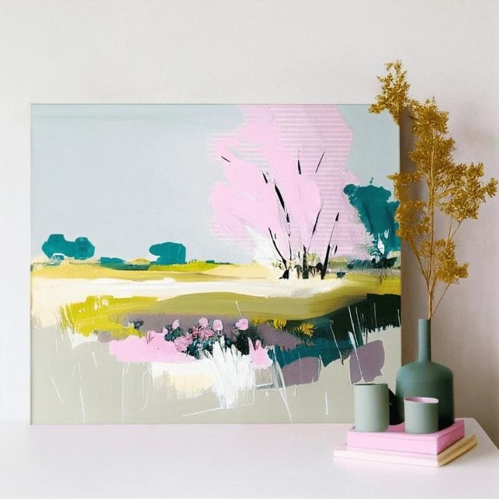 Pejzaž na platnu Apstraktni dan u prirodi | različite dimenzije