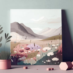 Pejzaž na platnu Dolina planina | različite dimenzije