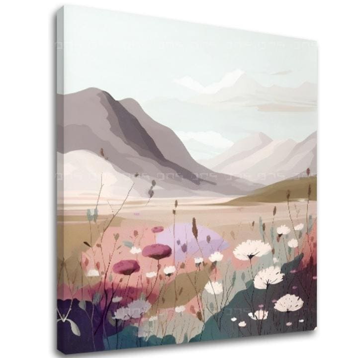 Pejzaž na platnu Dolina planina | različite dimenzije