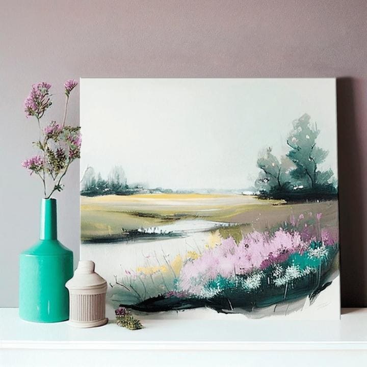 Pejzaž na platnu Neobično mjesto na livadi | različite dimenzije