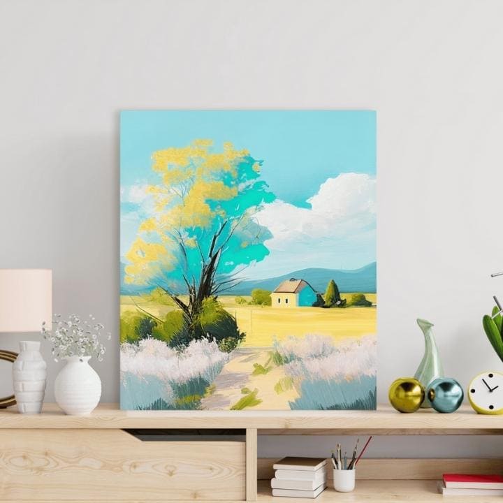 Pejzaž na platnu Pejzaž u potpunoj tišini | različite dimenzije