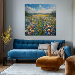 Pejzažna slika na platnu Ljetna livada