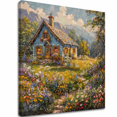 Slika pejzaža na platnu Ljetno skrovište - slika 2