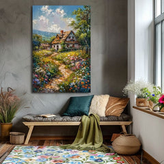 Pejzažna slika na platnu Putovanje u bajku