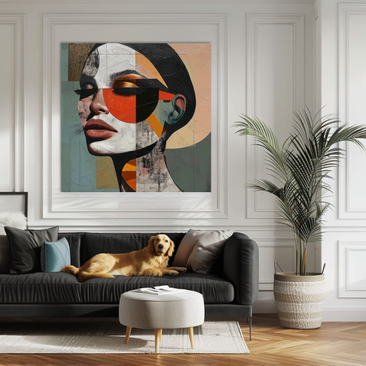 Elegantna slika žene Harmonija oblika